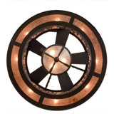 Elk Through The Trees Downrod Ceiling Fan