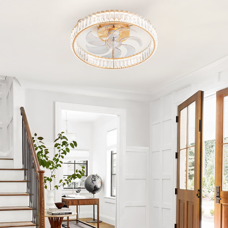Ventilateur de plafond 20 po avec lumières DEL Tomonori