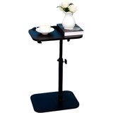 Adjustable C-Shaped End Table With Swivel Top For Sofa, Bed, Reading Nook - Space-Saving Side Table