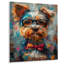 Pink Grey Curious Shih Tzu With Glasses II - Dog Wall Decor-1596730522-1596730513