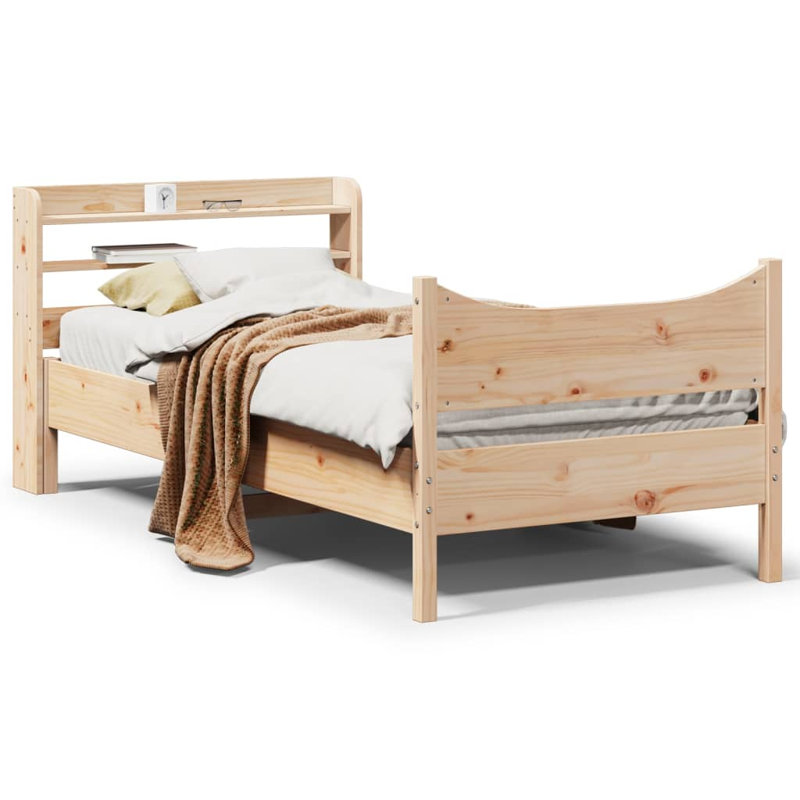 Storage Bed, Brown, Small Single (2'6)