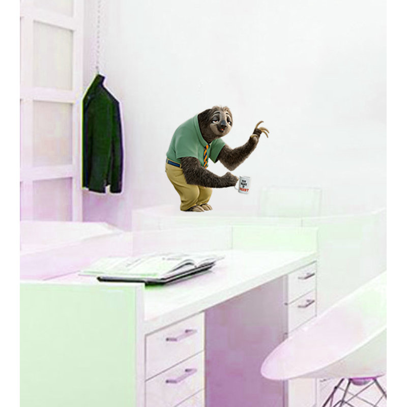 Animals Wall Decal, 10" H x 12" W