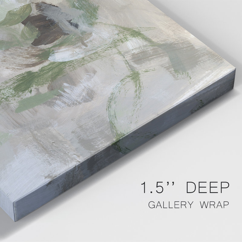 Green Tea I - Wrapped Canvas Painting, 36" H x 24" W x 1" D