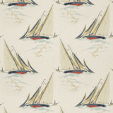Icons Round the Island 100% Cotton Fabric