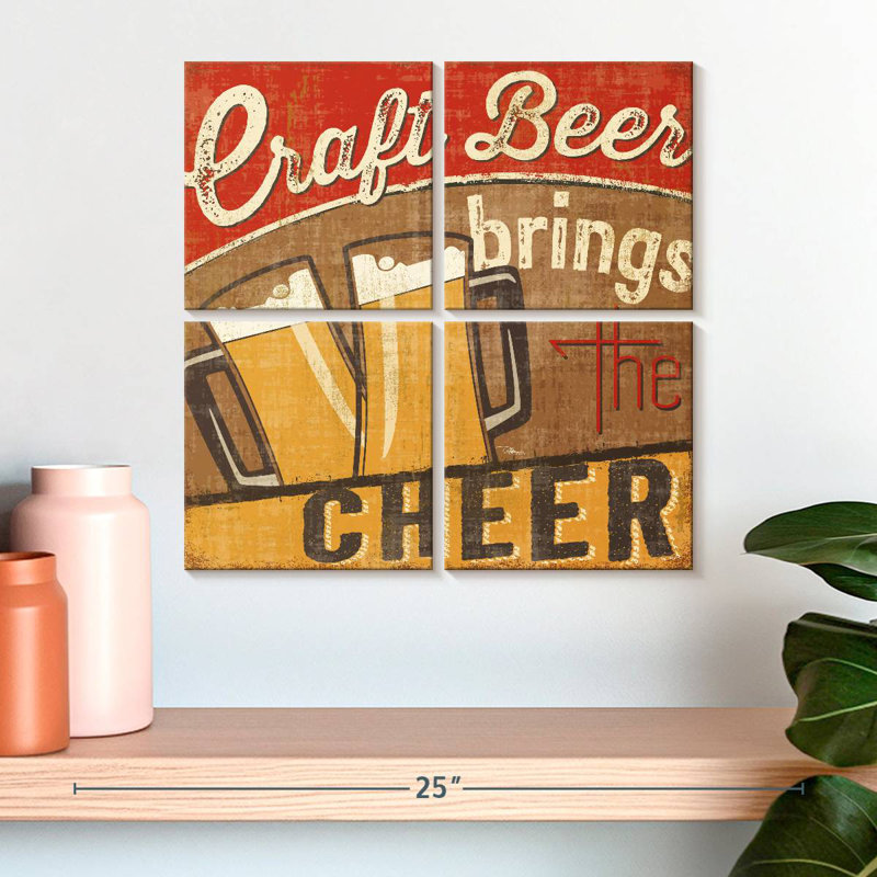 Tergel Craft Brew, 18" H x 18" W