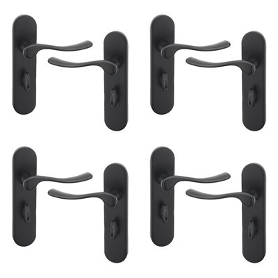 4 Piece Door Handle Set