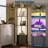 5 Tier LED Corner Shelf with Lights, with LED Strips, Adjustable Brightness Corner Display Shelf for Bedroom, Living Room, Home Office - Easy Assembly, Space-Saving Storage-1910147640