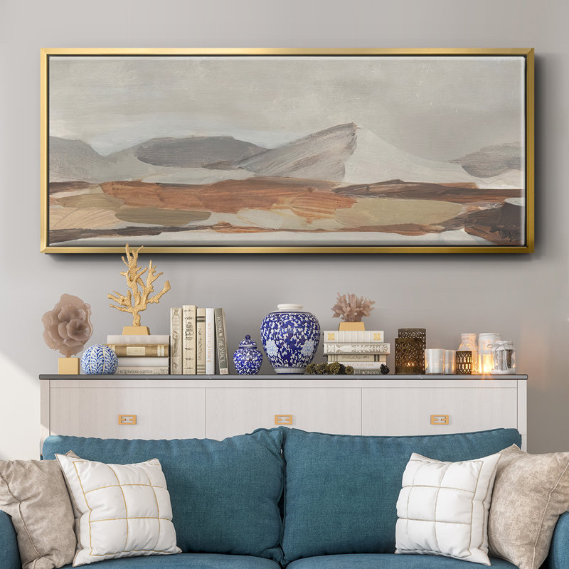 Dusky Mountain II- Framed Canvas