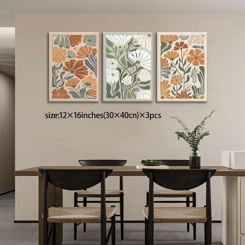 3 Piece Wrapped Canvas Print