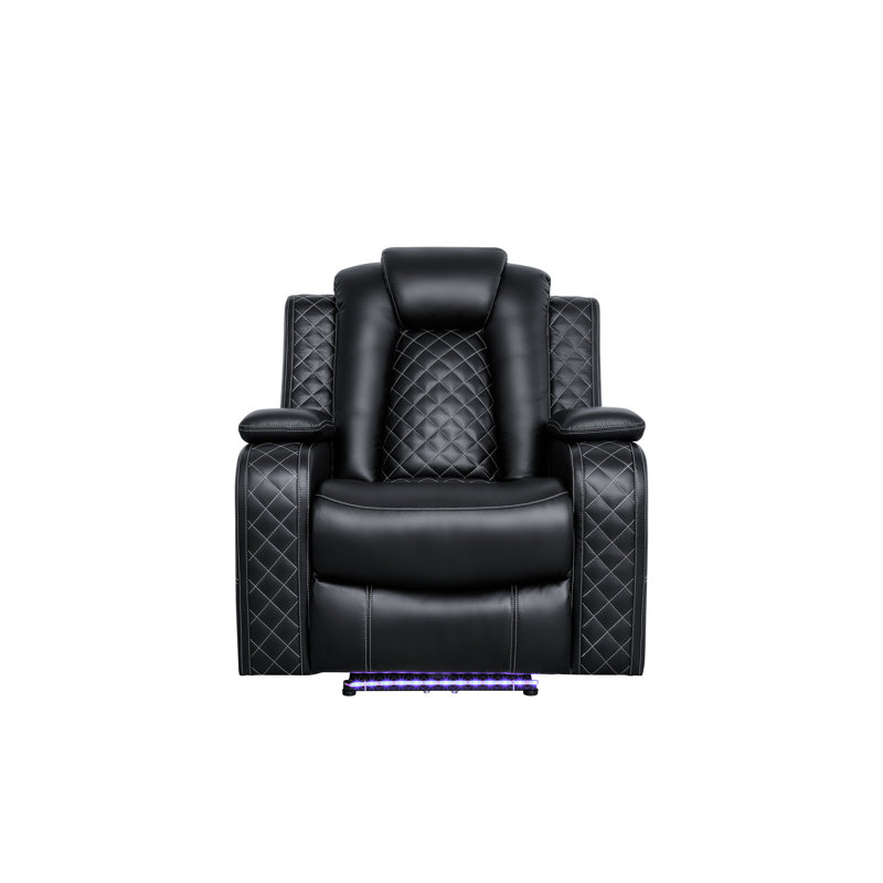 Fauteuil inclinable électrique Codrina, Noir