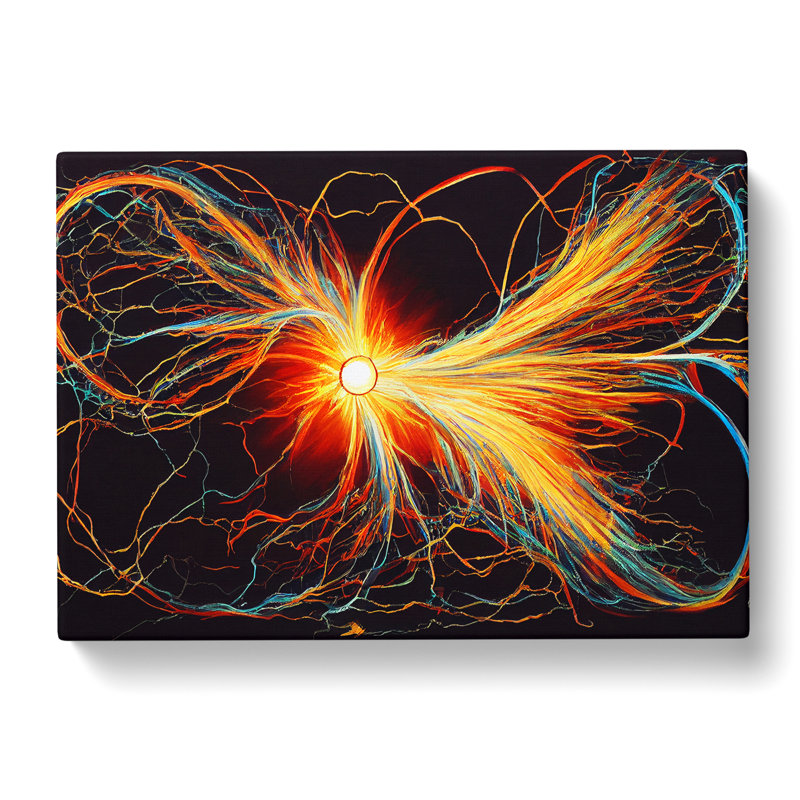 Electricity Art Painting Vol.2 - Wrapped Canvas Print, 35cm H x 50cm W x 3cm D