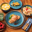16 Pcs Stoneware Dinnerware Set, Dinnerware, Dinner Plates, Dessert Plates, Bowls And Soup Plates For 4 Person-172494462