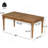 Acacia Classic Outdoor Coffee Table,Natural Finish