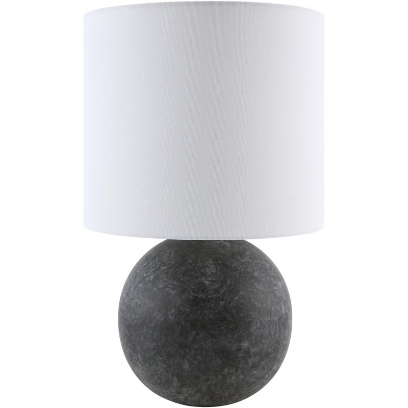Coulson Table Lamp, Gray, White