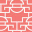 Papier peint à motif de treillis rétro - Quartz rose-132253481-132793232