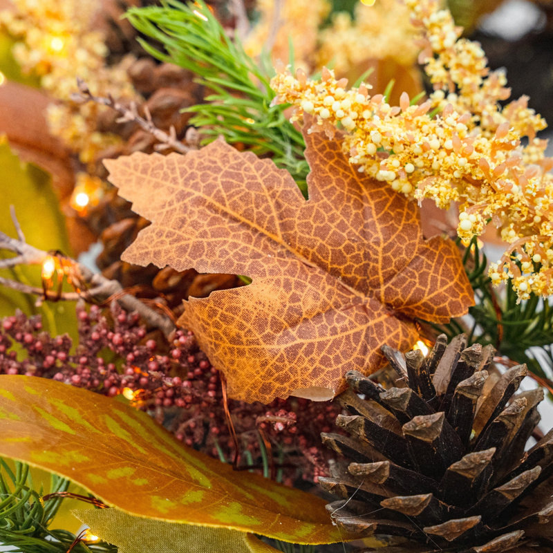 RUSTIC WOODLAND 183cm Faux Garland
