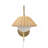 Rattan Weave Wall Sconce