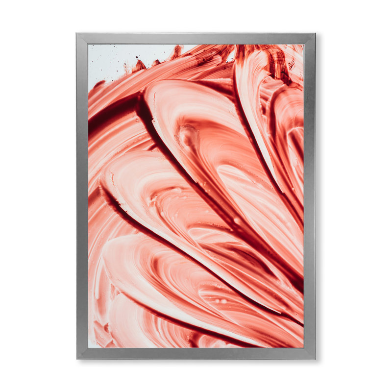 «Smeared Blood II», reproduction d'art sur toile, Toile avec cadre photo argenté, H 40 po x l 30 po x P 1,5 po