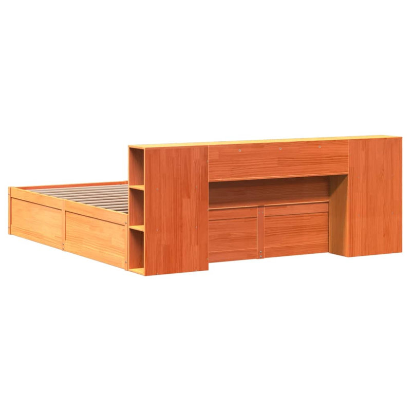 Storage Bed, Wax Brown, Super King (6')