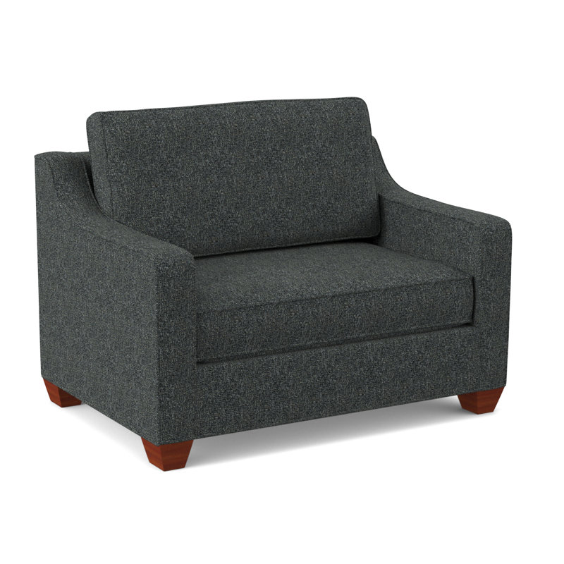 Fauteuil convertible l 50 po Clark, Connelly Crow, BM cerise