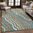 Machine Washable Indoor/Outdoor Chantille ACN2570 Abstract Rug-290890036-290890034