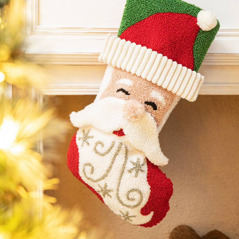 2 pièces de bonhomme de neige de Noël et chaussette de Noël