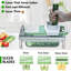Hachoir à légumes pour cuisine Hachoir à aliments avec récipient Mandoline Trancheuse à oignon Dicer Veggie Cutter pour fruits Salad Gadgets de cuisine Outils essentiels beige
