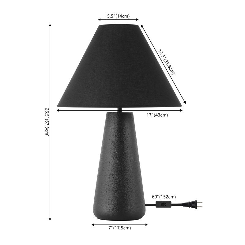 Torrion 27" Resin Table Lamp