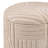 Modern Fabric Round Storage Ottoman-2142880946
