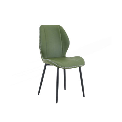 Ensemble de 4 chaises de salle à manger rétro minimalistes avec coussins confortables et pieds réglables