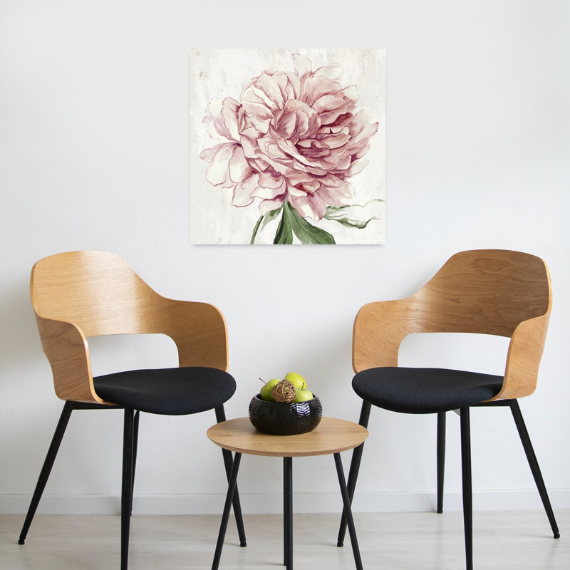 Rosé, beauté, délicat, élégant, pivoine romantique, art naturel, H 24 po x l 24 po