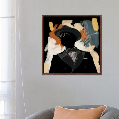 Operatic Black 1 Piece Painting on Canvas