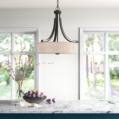 Luminaire suspendu tambour 3 lumières Janta