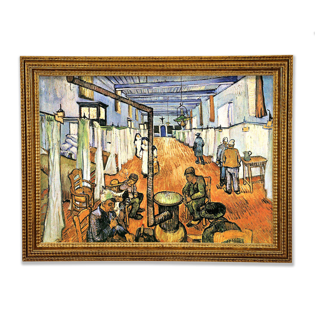 Van Gogh Schlafsaal im Krankenhaus in Arles - Einzelne Bilderrahmen Kunstdrucke