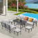 Crussell 9 - Person Patio Conversation Sets with Cushions