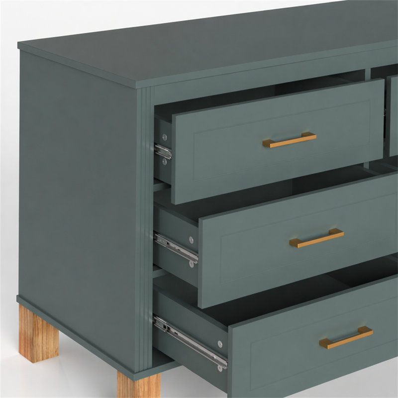 Commode double 6 tiroirs, Blue