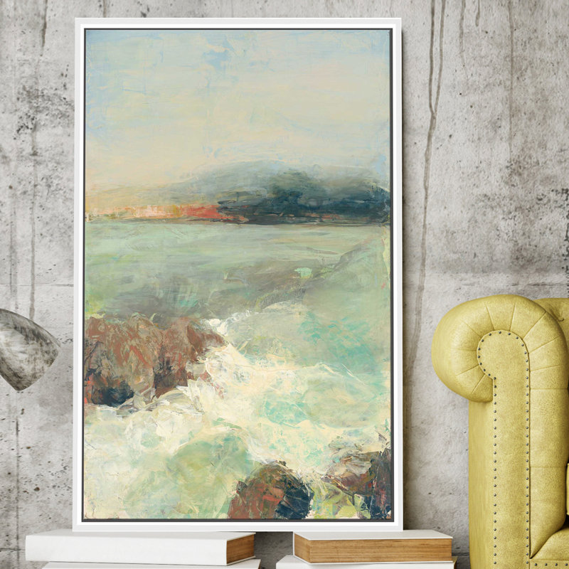 «Point Lobos Crop», reproduction de peinture acrylique sur toile, H 60 po x l 36 po x P 1,5 po, Toile tendue