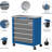 5-Drawer Rolling Tool Chest, Stainless Steel Top Lockable Tool Cabinet with Ball-Bearing Slides, 26"W x 13.5"D x 29"H Heavy-Duty Mobile Tool Cart for Garage Workshop