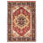One-of-a-Kind 4'2" X 6' New Age Wool Area Rug in