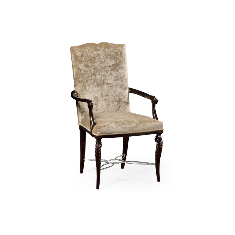Icarus Upholstered Arm Chair, Tan