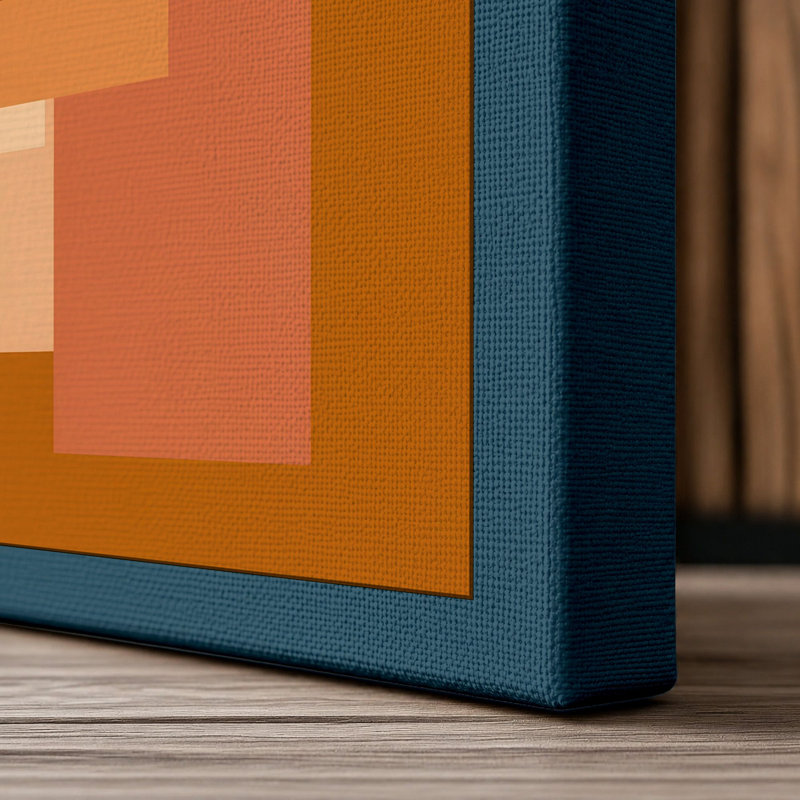 Print, 24x16 - 61.0 x 40.6 cm, Teal Border