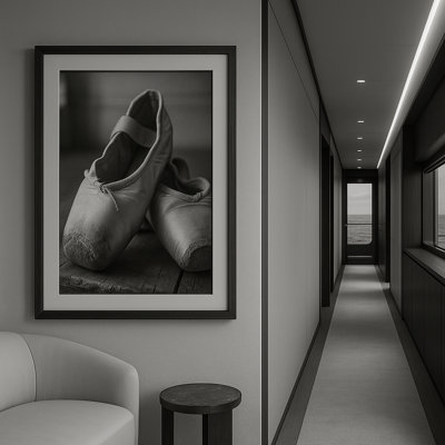 Endure Framed Canvas Wall Art by Kasian Art Studio - Black Frame