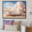 Marshmallow Mirage Fluffy Cloud sur toile-535816108-535816103