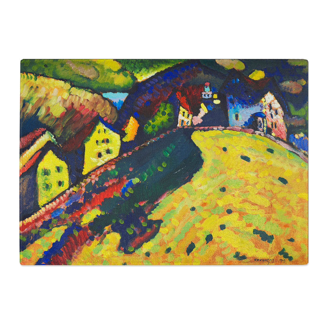 Houses at Murnau by Wassily Kandinsky Chopping Board