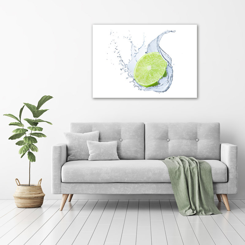 Lime - Wrapped Canvas Print
