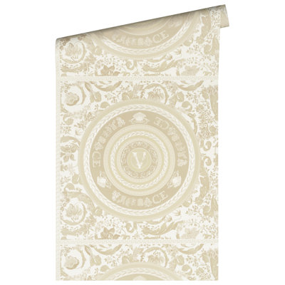 Luminous Ember Unpasted Vinyl Wallpaper