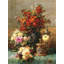Composition With Peonies by Jean-Baptiste Robie - Wrapped Canvas Painting-344088007
