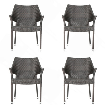 Chaise d'extérieur en résine, 52637,00MBRN KD MP4