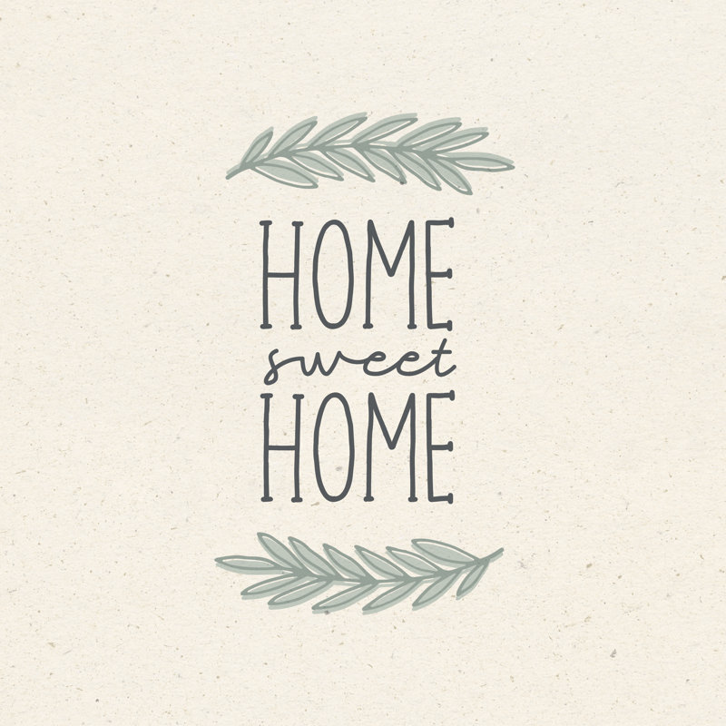 " Sweet Home " by Wild Apple Portfolio, 12" H x 12" W, No, Wrapped Canvas