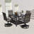 Decedric 4/6 Person Dining Set with Swirl Chairs-112205000-113627923-113627925